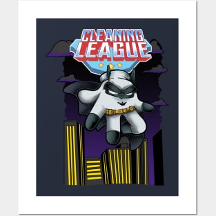 cleaning league gloveman Posters and Art